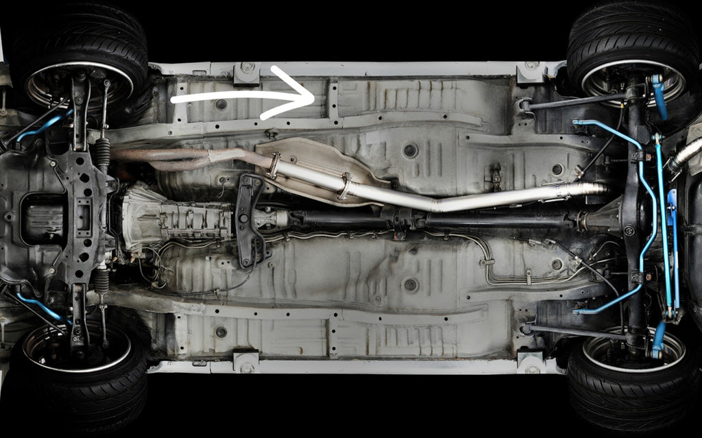 AE86 frame rail center box LH