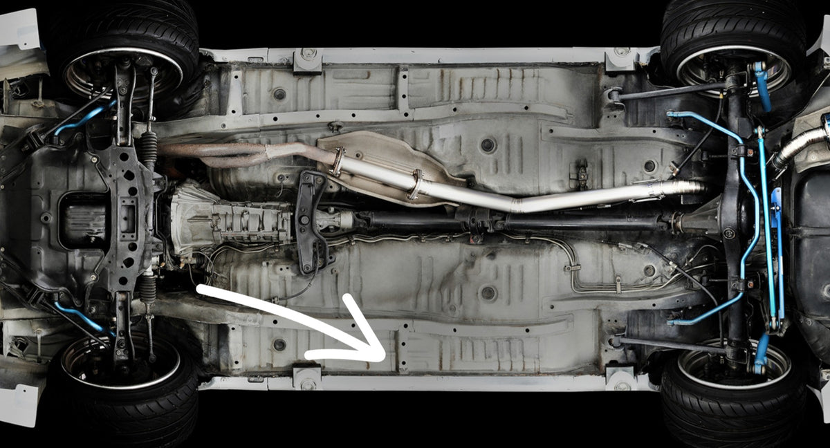 AE86 frame rails center box RH